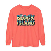 Block Island Unisex Long Sleeve Tee for Casual Comfort - Ocean State Styles