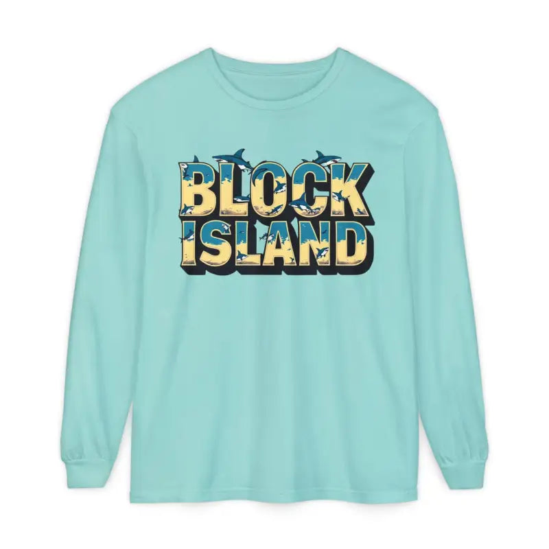 Block Island Unisex Long Sleeve Tee for Casual Comfort - Ocean State Styles
