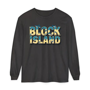 Block Island Unisex Long Sleeve Tee for Casual Comfort - Ocean State Styles