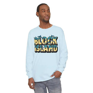 Block Island Unisex Long Sleeve Tee for Casual Comfort - Ocean State Styles