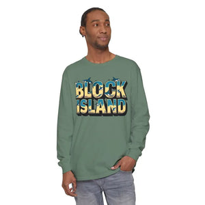Block Island Unisex Long Sleeve Tee for Casual Comfort - Ocean State Styles