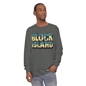 Block Island Unisex Long Sleeve Tee for Casual Comfort - Ocean State Styles