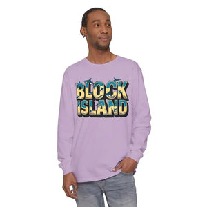 Block Island Unisex Long Sleeve Tee for Casual Comfort - Ocean State Styles
