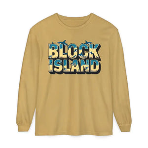 Block Island Unisex Long Sleeve Tee for Casual Comfort - Ocean State Styles