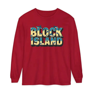 Block Island Unisex Long Sleeve Tee for Casual Comfort - Ocean State Styles