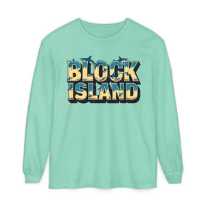 Block Island Unisex Long Sleeve Tee for Casual Comfort - Ocean State Styles