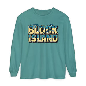 Block Island Unisex Long Sleeve Tee for Casual Comfort - Ocean State Styles