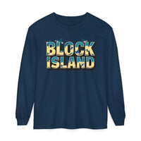 Block Island Unisex Long Sleeve Tee for Casual Comfort - Ocean State Styles