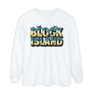 Block Island Unisex Long Sleeve Tee for Casual Comfort - Ocean State Styles
