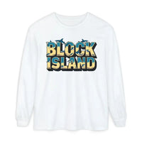 Block Island Unisex Long Sleeve Tee for Casual Comfort - Ocean State Styles
