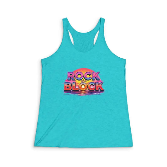 Block Island Women's Racerback Tri Blend Tank Top Chic Comfort - Ocean State Styles