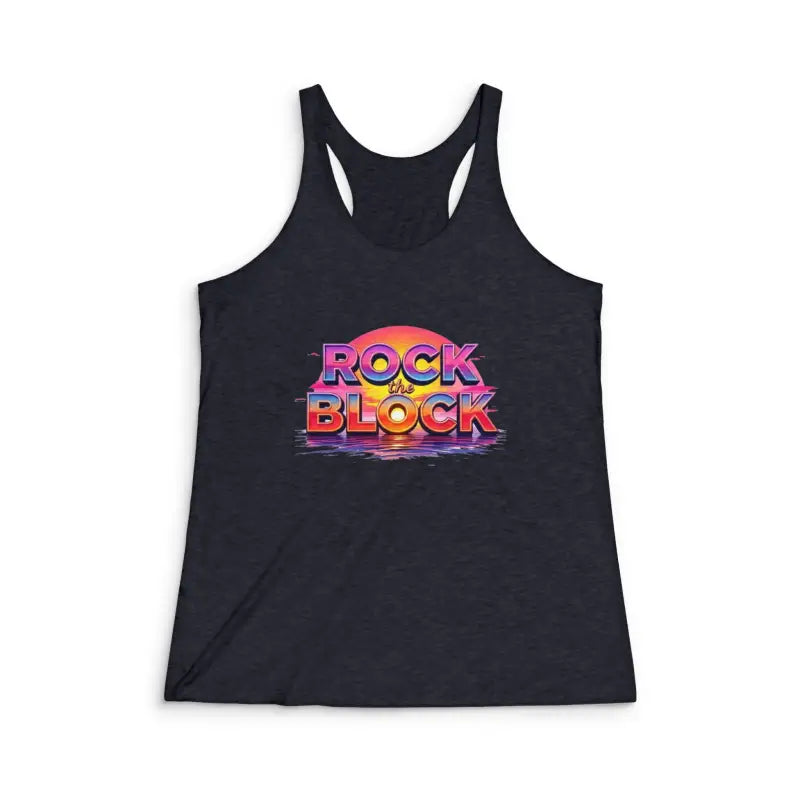 Block Island Women's Racerback Tri Blend Tank Top Chic Comfort - Ocean State Styles