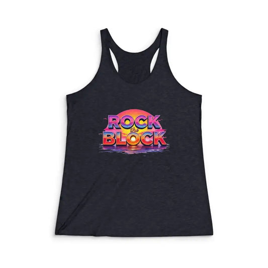 Block Island Women's Racerback Tri Blend Tank Top Chic Comfort - Ocean State Styles