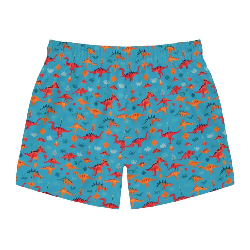 Blue Dinosaur Patterned Boxer Shorts and Swim Trunks for Summer Fun - Ocean State Styles