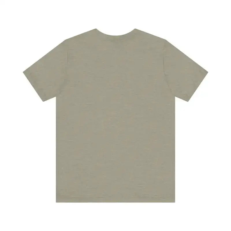 Olive green relaxed-fit crew neck t-shirt with short sleeves