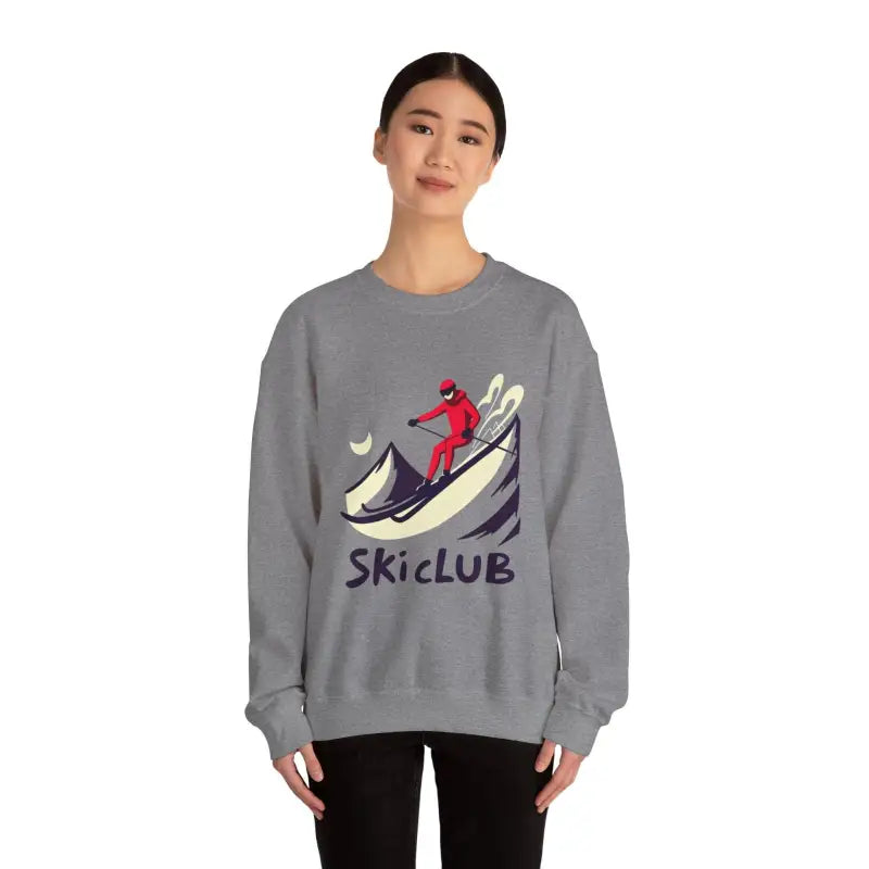 Blue Ski Club Heavy Blend Sweatshirt - Ocean State Styles
