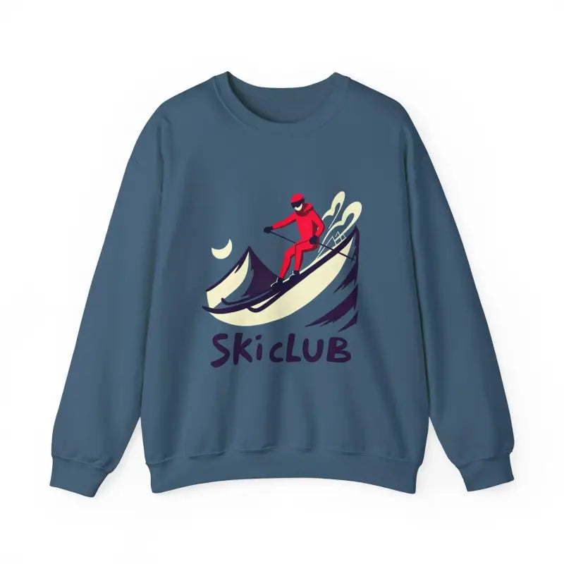 Blue Ski Club Heavy Blend Sweatshirt - Ocean State Styles