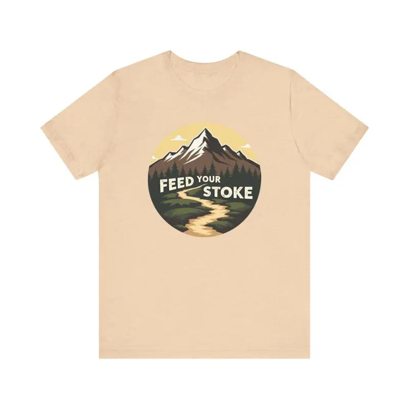 Blue T-Shirt with Mountain Graphic for Nature Lovers - Ocean State Styles