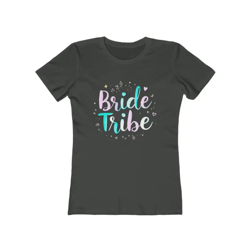 Gray Bride Tribe T-shirt designed for Bachelorette Parties and Bridal Showers