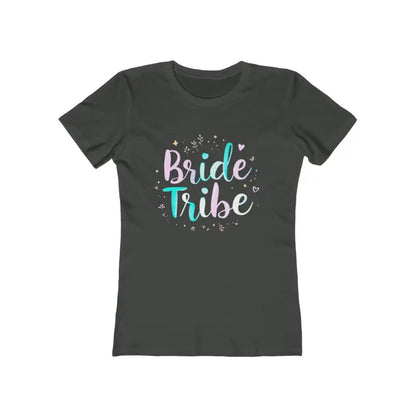 Gray Bride Tribe T-shirt designed for Bachelorette Parties and Bridal Showers