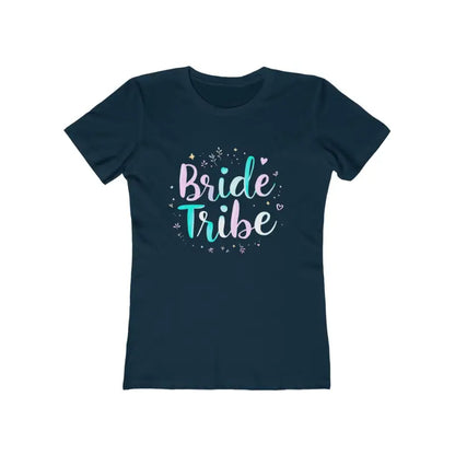 Dark blue Bride Tribe t-shirt for Bachelorette Parties and Bridal Showers