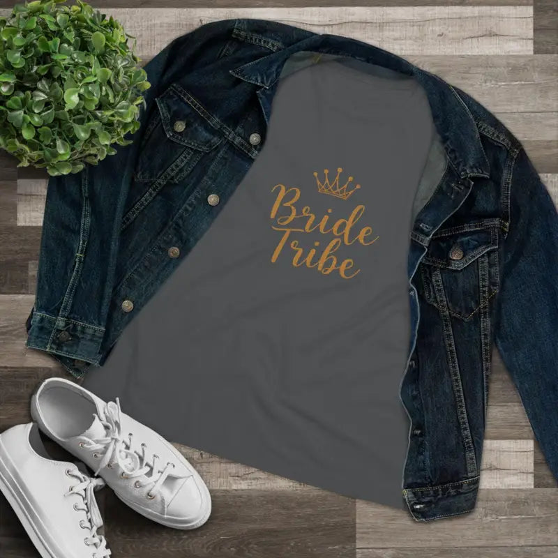 Bride Tribe Women's Cotton T-Shirt for Bachelorette Party Fun - Ocean State Styles