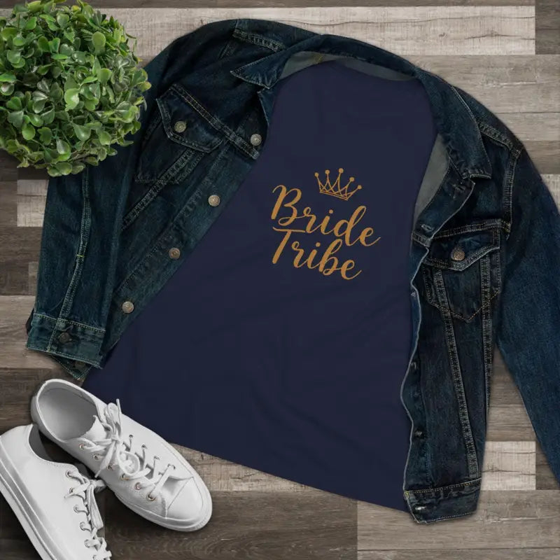 Bride Tribe Women's Cotton T-Shirt for Bachelorette Party Fun - Ocean State Styles
