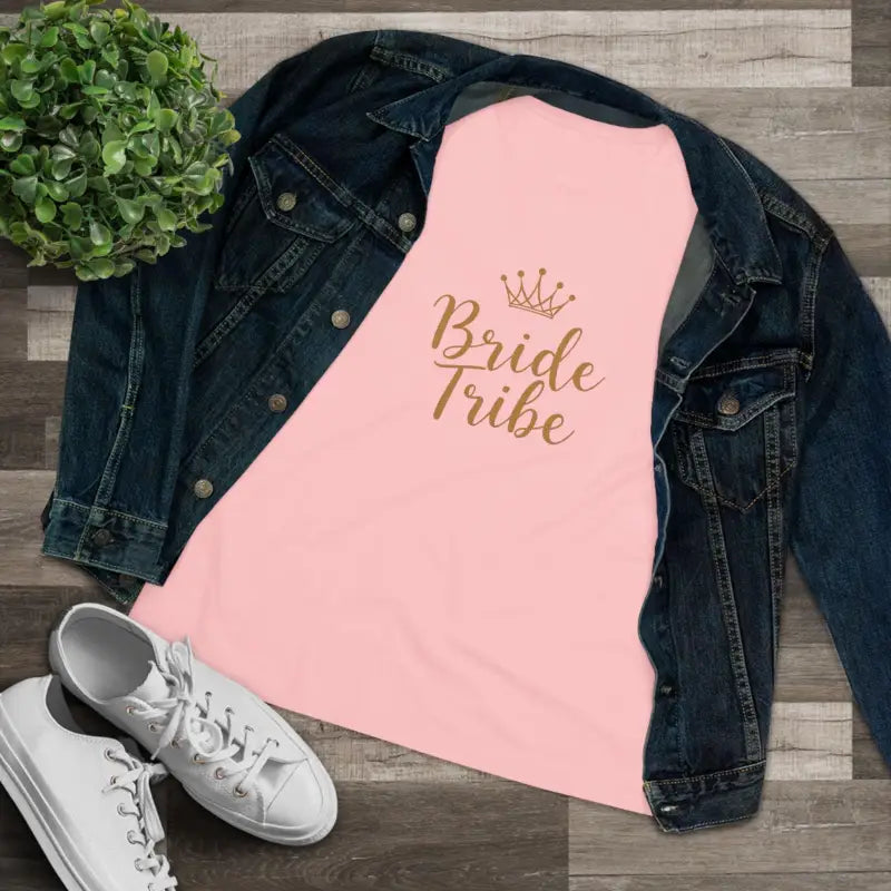 Bride Tribe Women's Cotton T-Shirt for Bachelorette Party Fun - Ocean State Styles