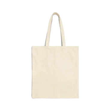Beige canvas tote bag featuring Cool Moms Social Club design for stylish carrying