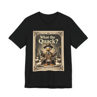 Cartoon Duck Detective T Shirt With What The Quack Humor - Ocean State Styles