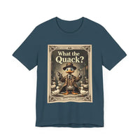 Cartoon Duck Detective T Shirt With What The Quack Humor - Ocean State Styles