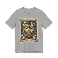 Cartoon Duck Detective T Shirt With What The Quack Humor - Ocean State Styles