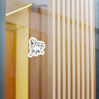 Cartoon Golden Retriever Vinyl Sticker for Dog Lovers - Ocean State Styles
