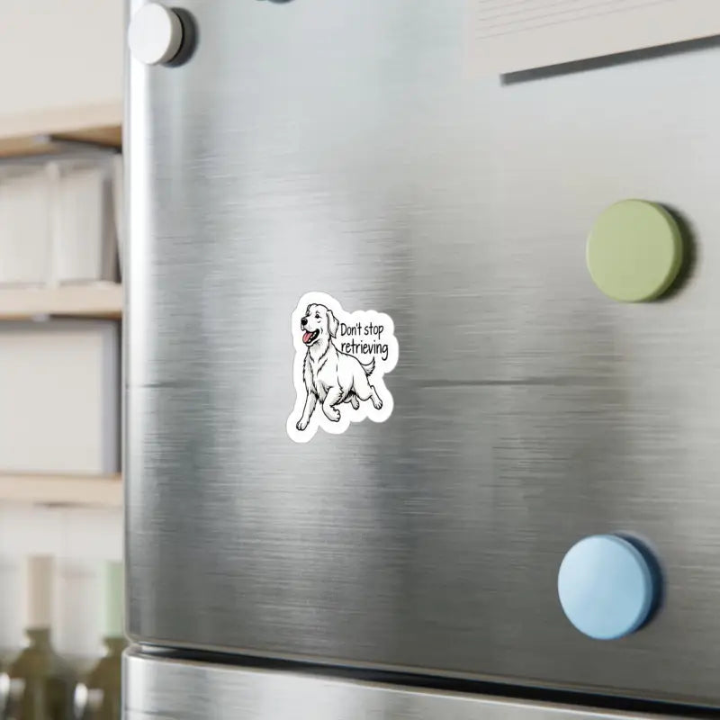 Cartoon Golden Retriever Vinyl Sticker for Dog Lovers - Ocean State Styles