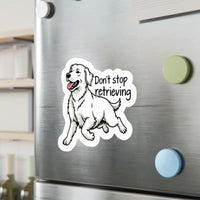 Cartoon Golden Retriever Vinyl Sticker for Dog Lovers - Ocean State Styles