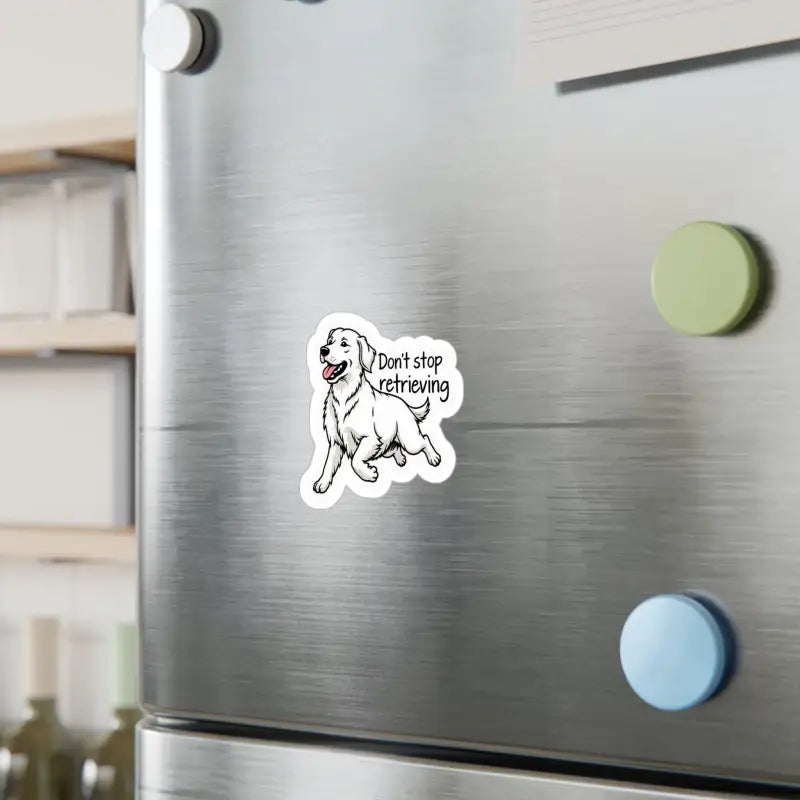 Cartoon Golden Retriever Vinyl Sticker for Dog Lovers - Ocean State Styles