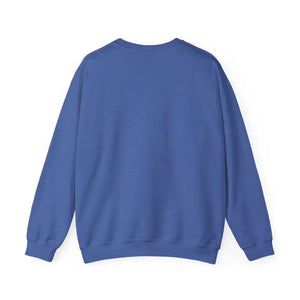 Plain blue crewneck sweatshirt from Casa Nova Colorful Lettering Crewneck Top collection