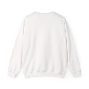 Plain white long-sleeved sweatshirt with ribbed cuffs and hem from Casa Nova Colorful Lettering Crewneck Top