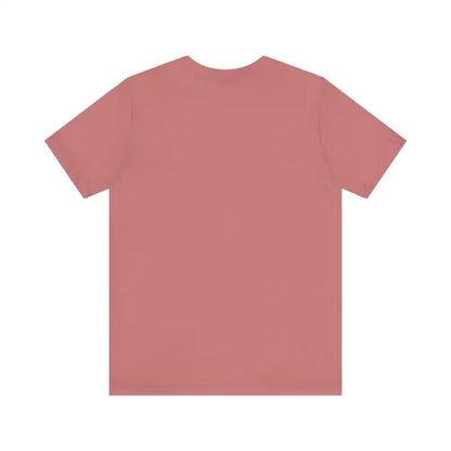 Rose-colored Casual Ride the Waves Beach T Shirt for relaxed summer style