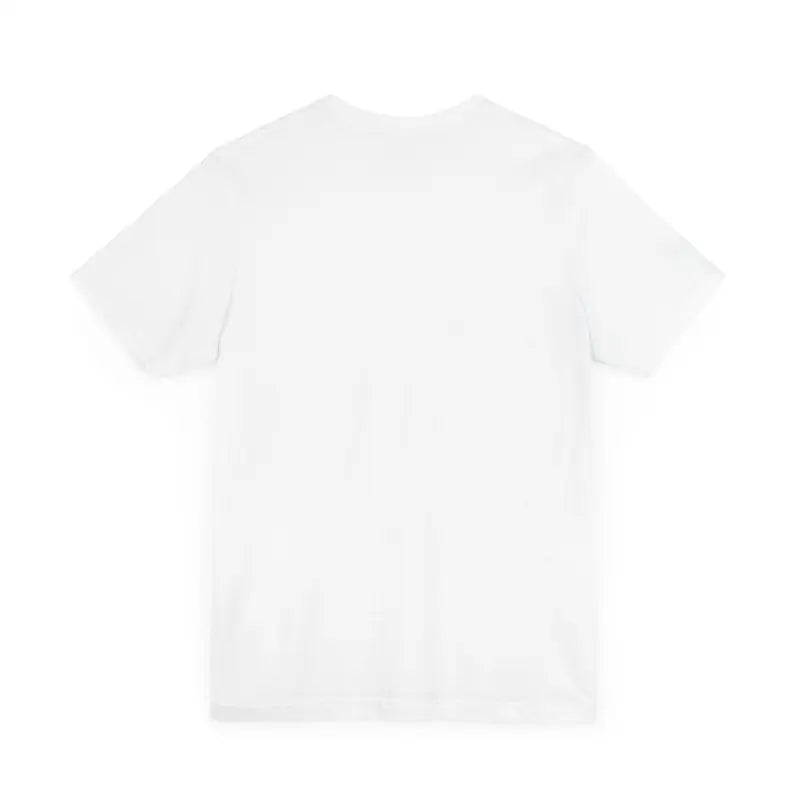 White short-sleeved Casual Ride the Waves Beach T Shirt for summer outings