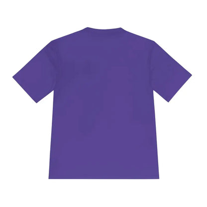 Purple Cat Lover Moisture Wicking T Shirt featuring a Cat Paw Print design