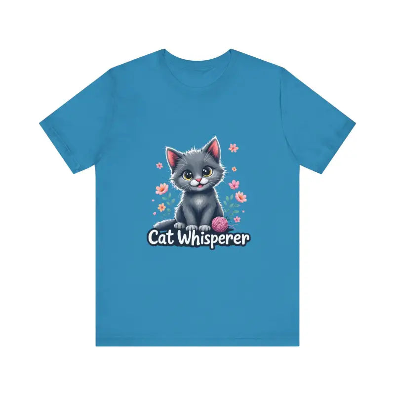 Cat Whisperer Unisex Tee for Cat Lovers - Ocean State Styles