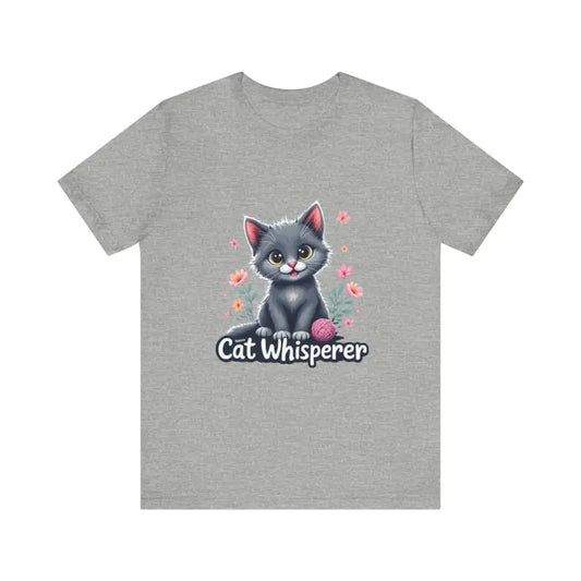 Cat Whisperer Unisex Tee for Cat Lovers - Ocean State Styles