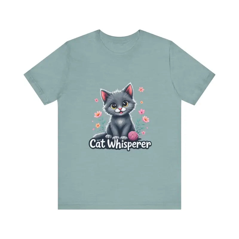Cat Whisperer Unisex Tee for Cat Lovers - Ocean State Styles