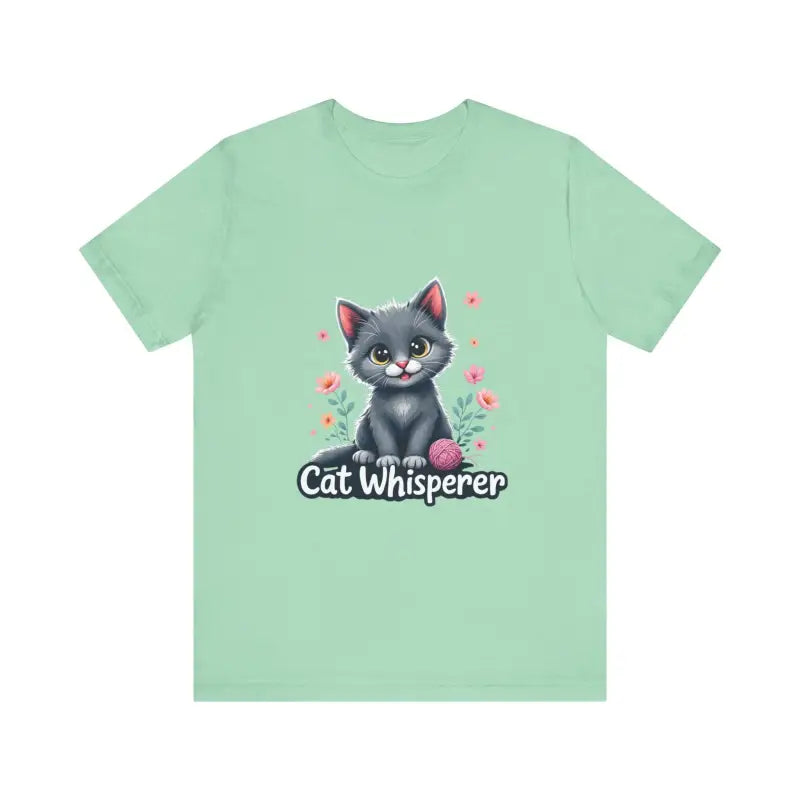 Cat Whisperer Unisex Tee for Cat Lovers - Ocean State Styles