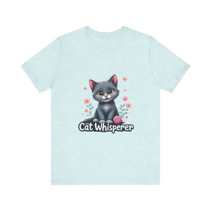 Cat Whisperer Unisex Tee for Cat Lovers - Ocean State Styles