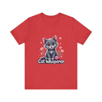 Cat Whisperer Unisex Tee for Cat Lovers - Ocean State Styles