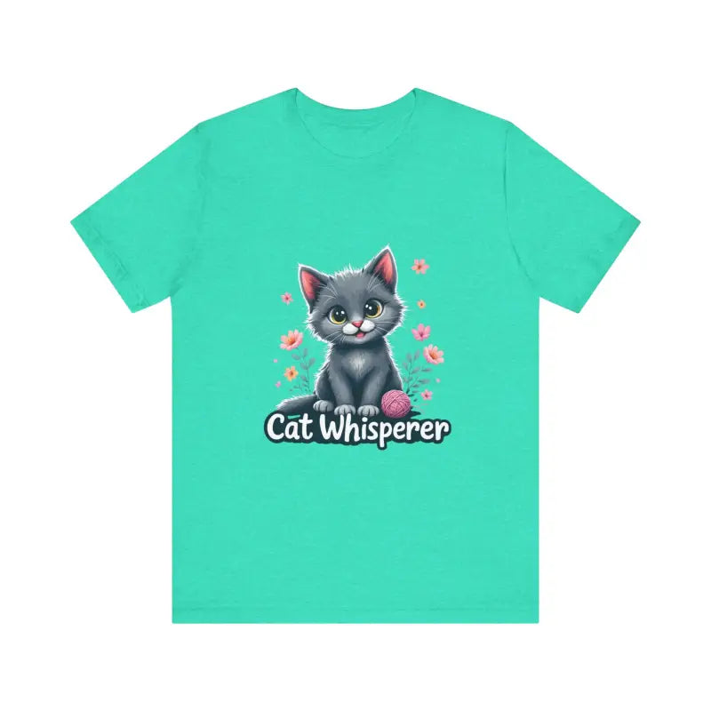 Cat Whisperer Unisex Tee for Cat Lovers - Ocean State Styles
