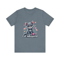 Cat Whisperer Unisex Tee for Cat Lovers - Ocean State Styles
