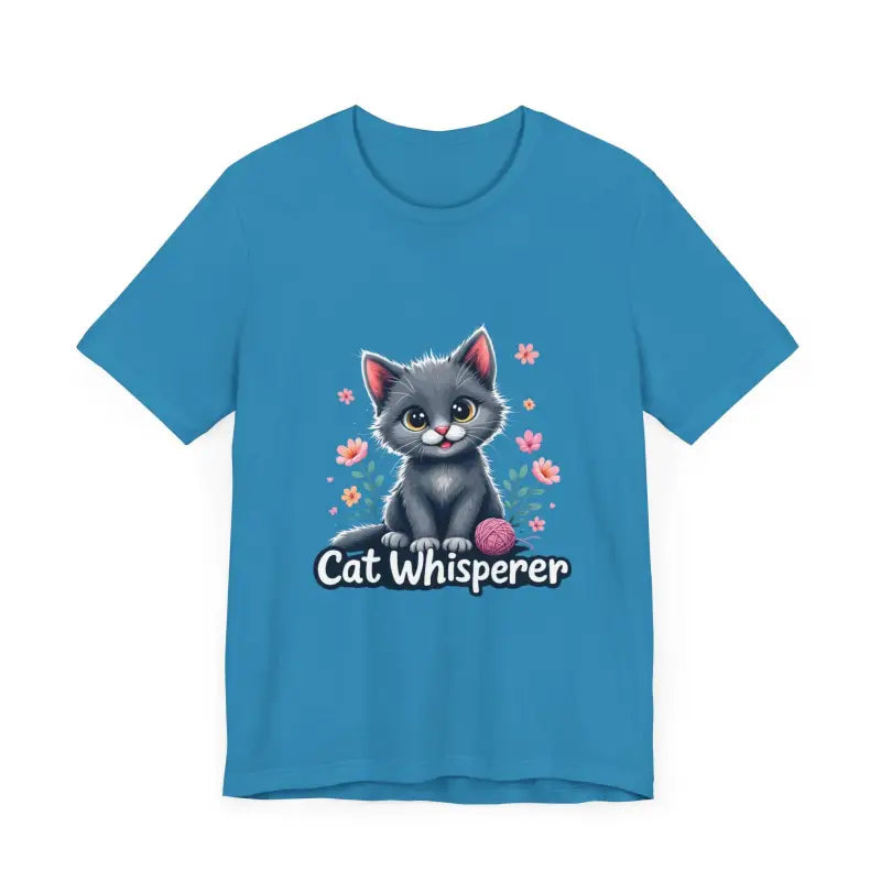 Cat Whisperer Unisex Tee for Cat Lovers - Ocean State Styles